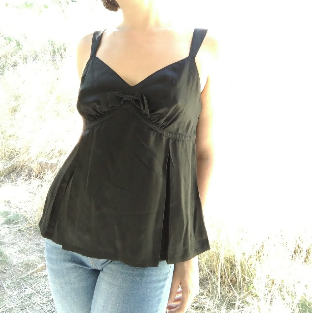 Black Silk Tank